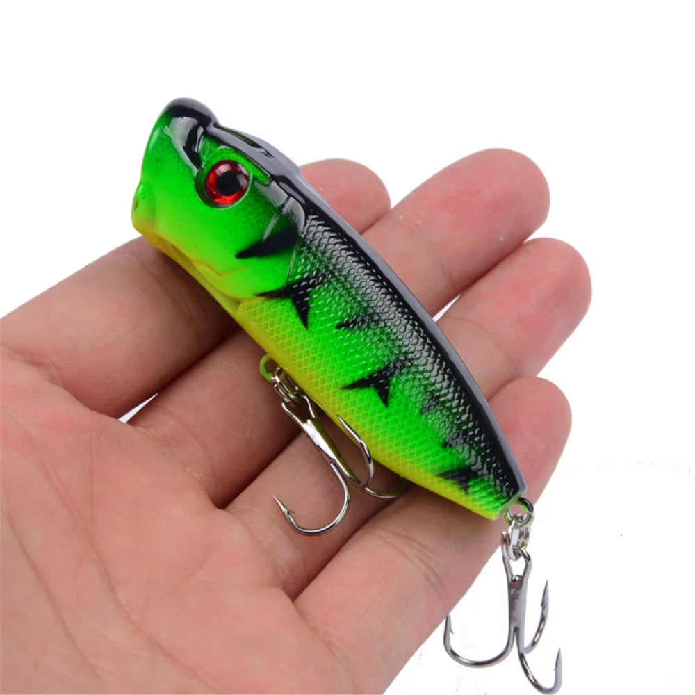 1Pcs Popper Fishing Lures 6.5cm 12g Top Water Hard Isca Artificial Bait Wobblers Crankbait Fake Fish Japan Pike Carp Tackle