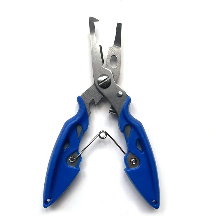 Oem Curved Mouth Lightweight Stainless Steel Multi Functional Fishing Pliers For Carp Fishing Line Shears & Fishhook Shears