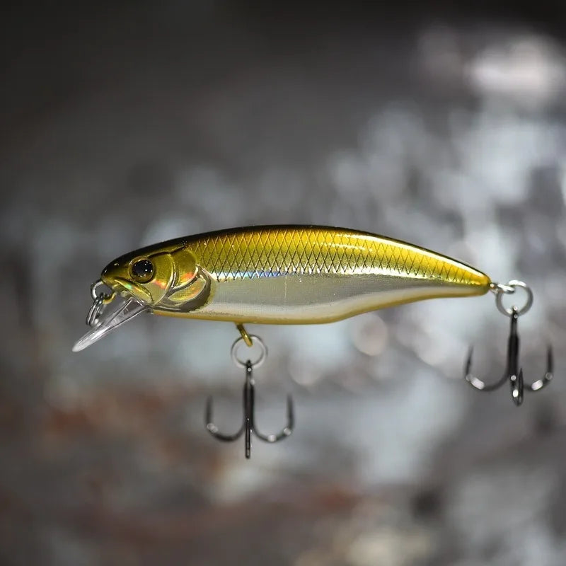 1 Pcs Small Lures for Minnow Fishing Lure Japanese Style Bait 4.5g 52mm Slowly Sinking Minnow Mini Hard Bait for Perch Trout
