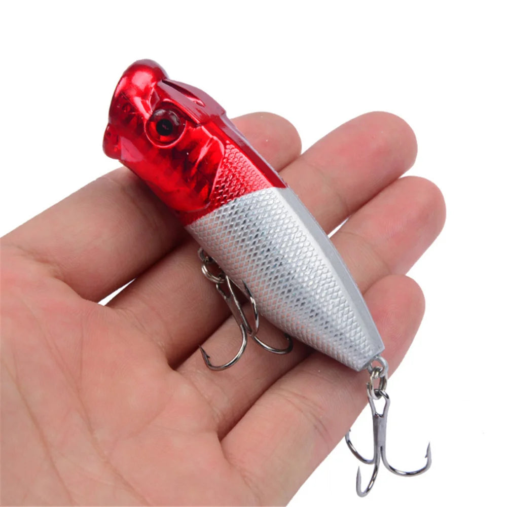 1Pcs Popper Fishing Lures 6.5cm 12g Top Water Hard Isca Artificial Bait Wobblers Crankbait Fake Fish Japan Pike Carp Tackle