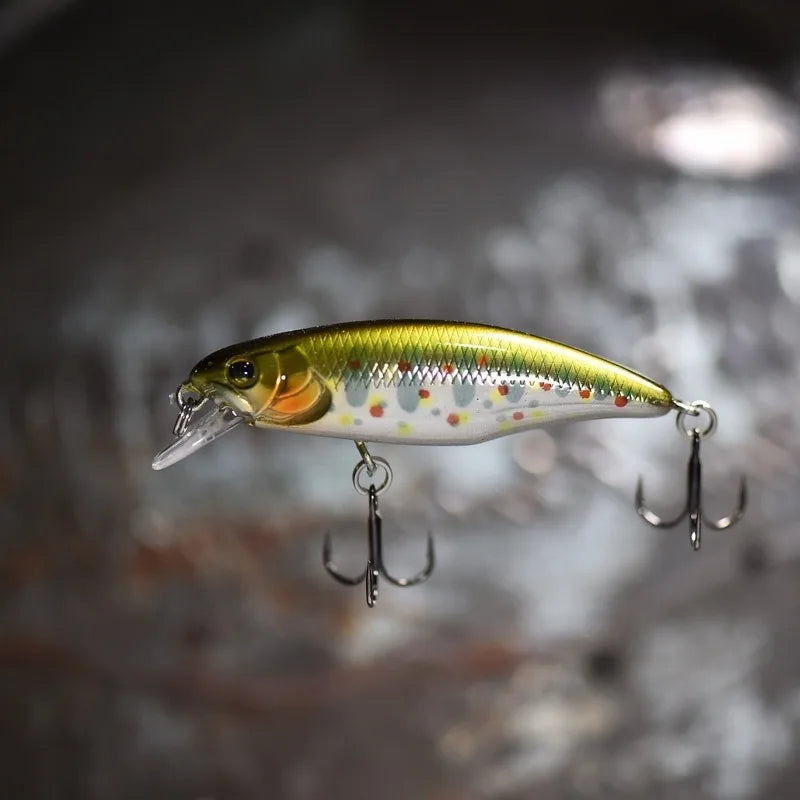 1 Pcs Small Lures for Minnow Fishing Lure Japanese Style Bait 4.5g 52mm Slowly Sinking Minnow Mini Hard Bait for Perch Trout