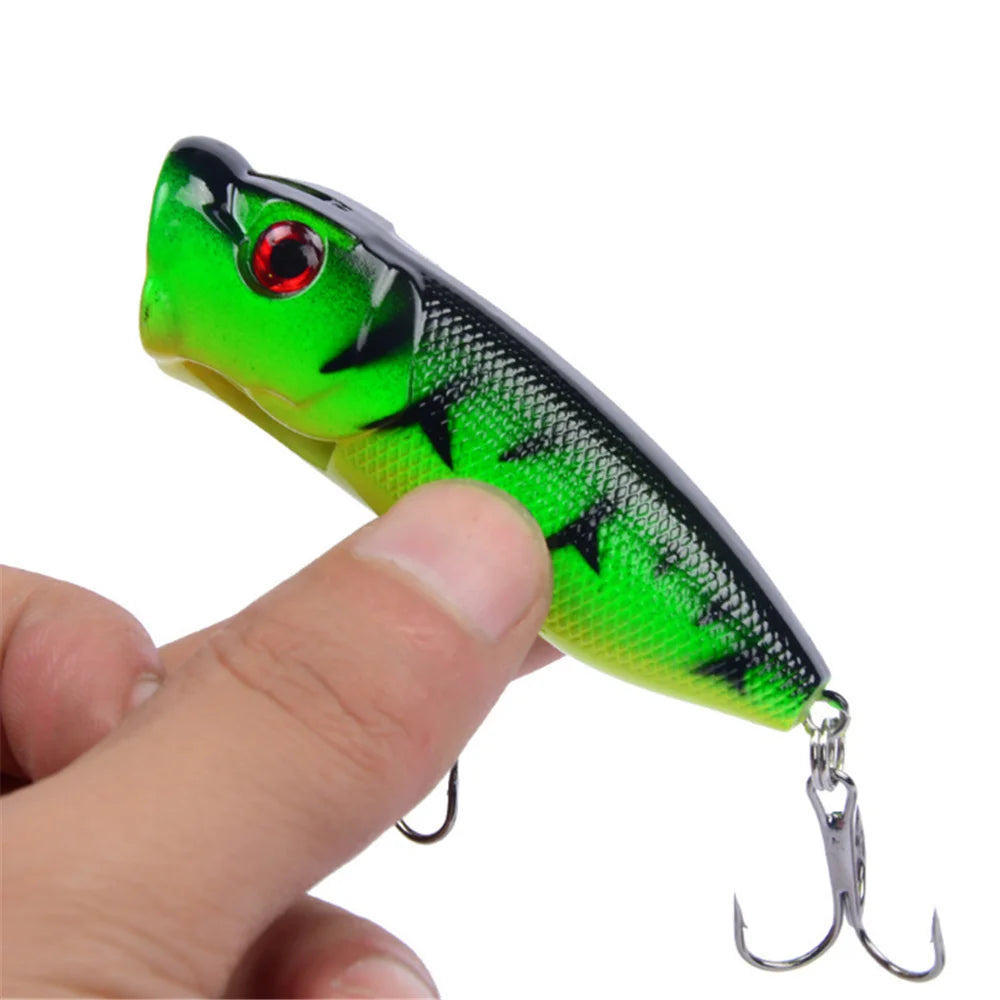 1Pcs Popper Fishing Lures 6.5cm 12g Top Water Hard Isca Artificial Bait Wobblers Crankbait Fake Fish Japan Pike Carp Tackle