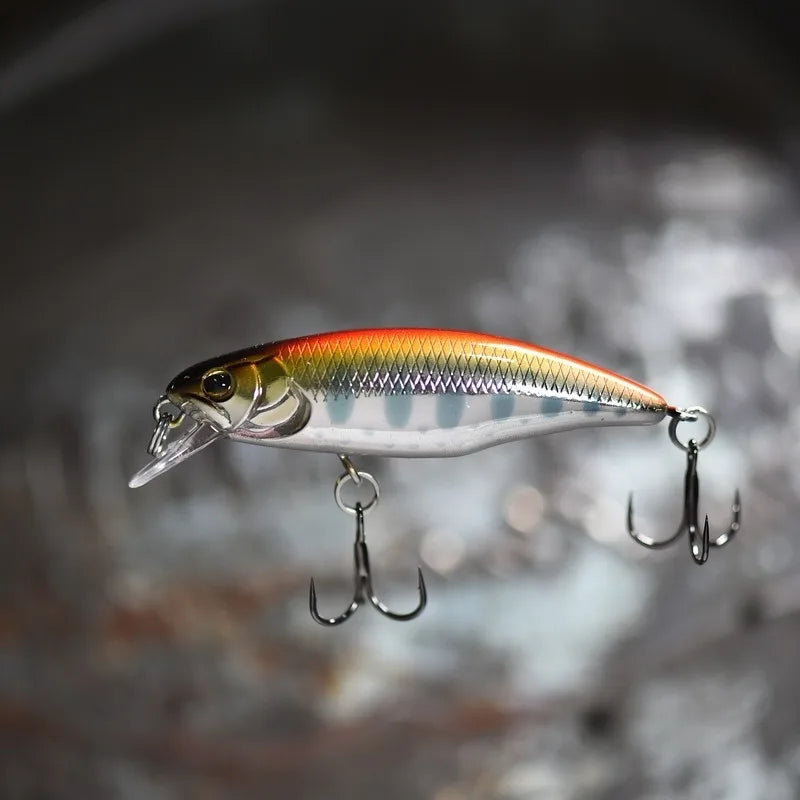 1 Pcs Small Lures for Minnow Fishing Lure Japanese Style Bait 4.5g 52mm Slowly Sinking Minnow Mini Hard Bait for Perch Trout