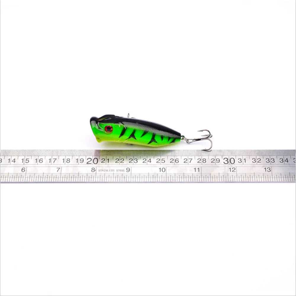 1Pcs Popper Fishing Lures 6.5cm 12g Top Water Hard Isca Artificial Bait Wobblers Crankbait Fake Fish Japan Pike Carp Tackle
