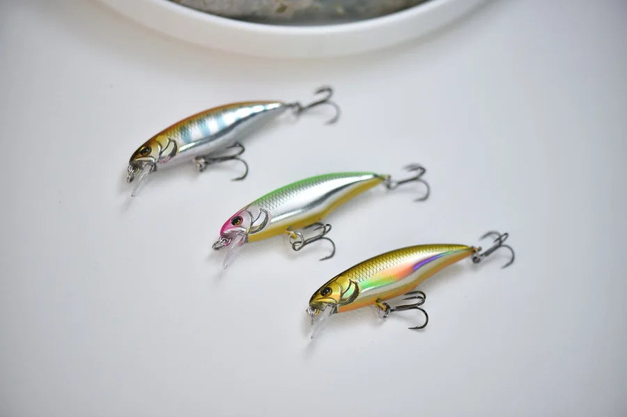 1 Pcs Small Lures for Minnow Fishing Lure Japanese Style Bait 4.5g 52mm Slowly Sinking Minnow Mini Hard Bait for Perch Trout