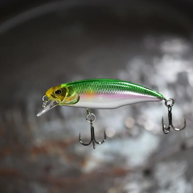 1 Pcs Small Lures for Minnow Fishing Lure Japanese Style Bait 4.5g 52mm Slowly Sinking Minnow Mini Hard Bait for Perch Trout