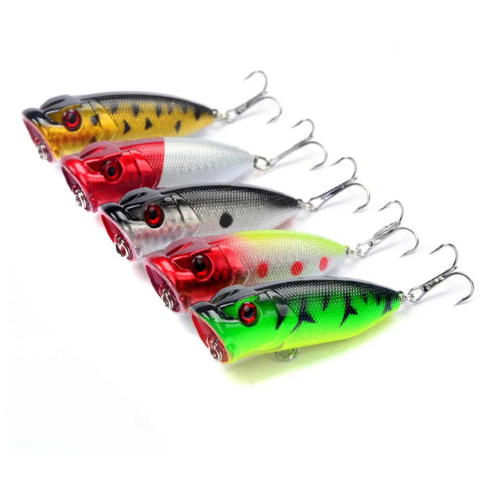 1Pcs Popper Fishing Lures 6.5cm 12g Top Water Hard Isca Artificial Bait Wobblers Crankbait Fake Fish Japan Pike Carp Tackle