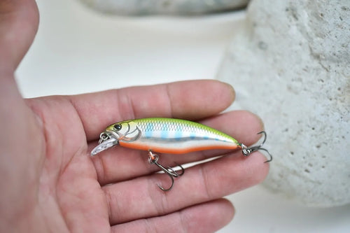 1 Pcs Small Lures for Minnow Fishing Lure Japanese Style Bait 4.5g 52mm Slowly Sinking Minnow Mini Hard Bait for Perch Trout