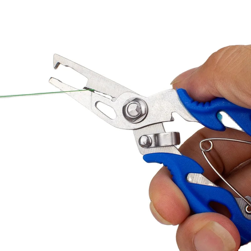 Curved Mouth Lightweight Stainless Steel Multi Functional Fishing Pliers for Carp Fishing Line Shears & Fishhook Shears