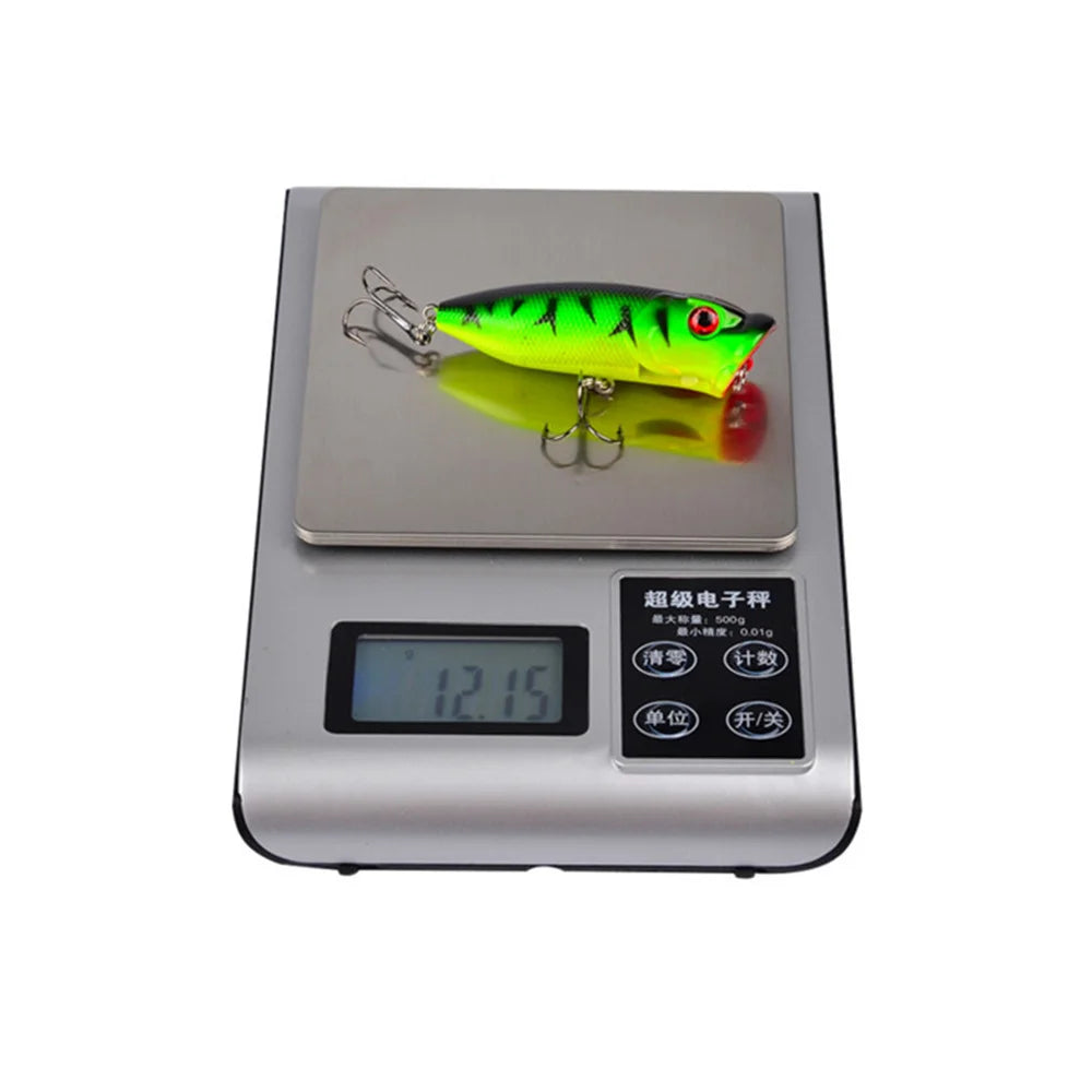 1Pcs Popper Fishing Lures 6.5cm 12g Top Water Hard Isca Artificial Bait Wobblers Crankbait Fake Fish Japan Pike Carp Tackle