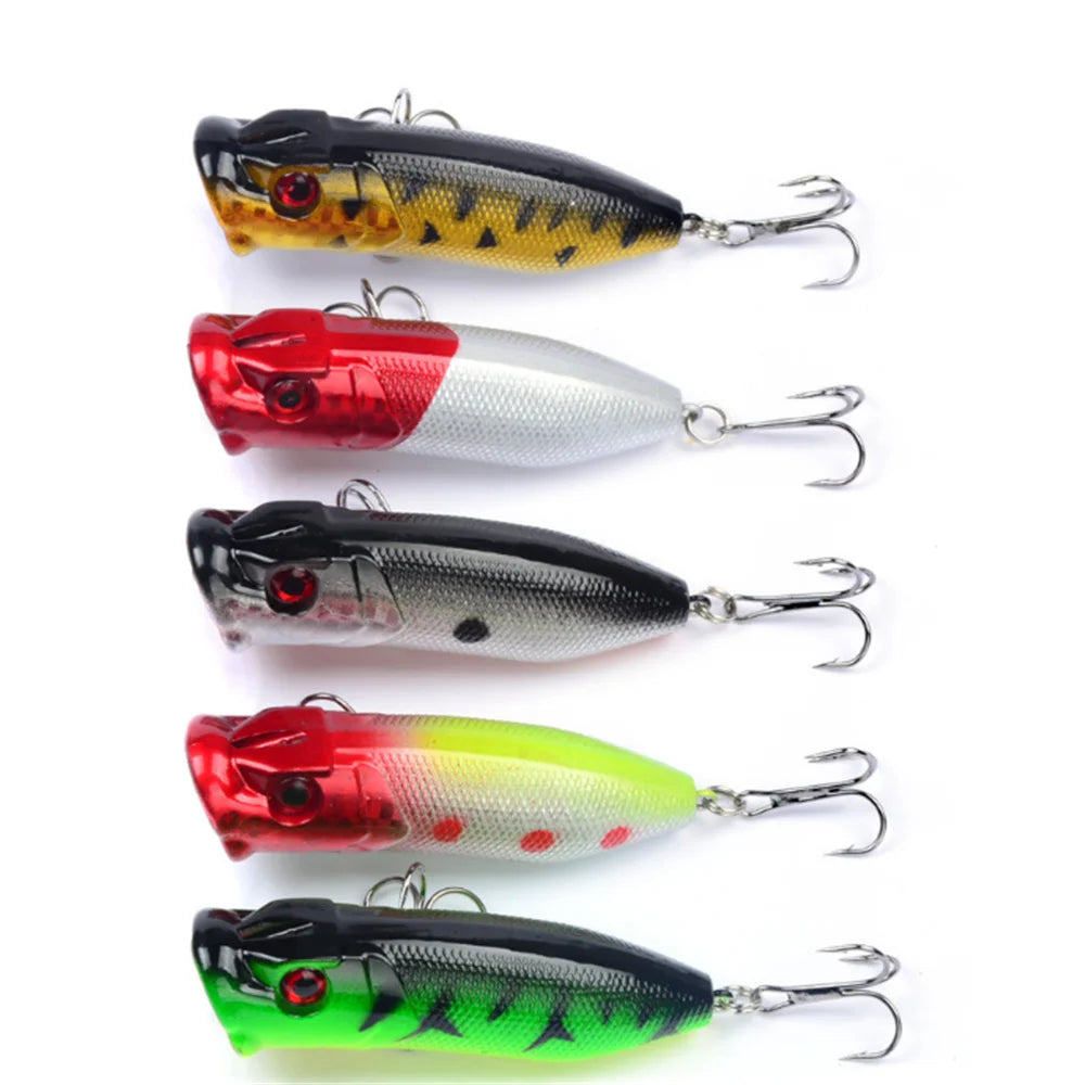 1Pcs Popper Fishing Lures 6.5cm 12g Top Water Hard Isca Artificial Bait Wobblers Crankbait Fake Fish Japan Pike Carp Tackle