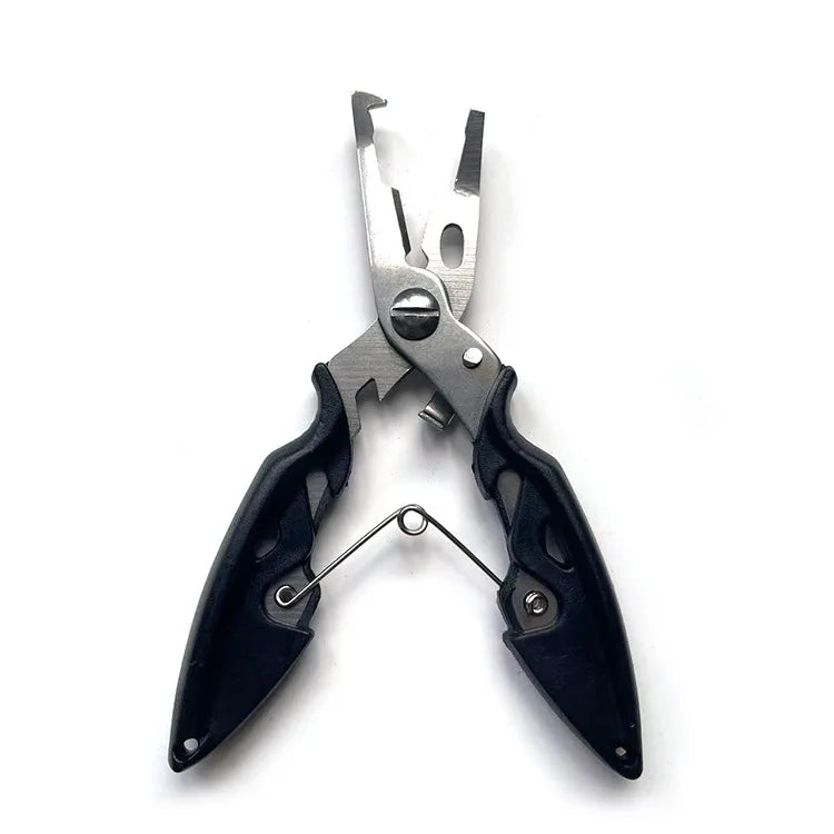 Curved Mouth Lightweight Stainless Steel Multi Functional Fishing Pliers for Carp Fishing Line Shears & Fishhook Shears