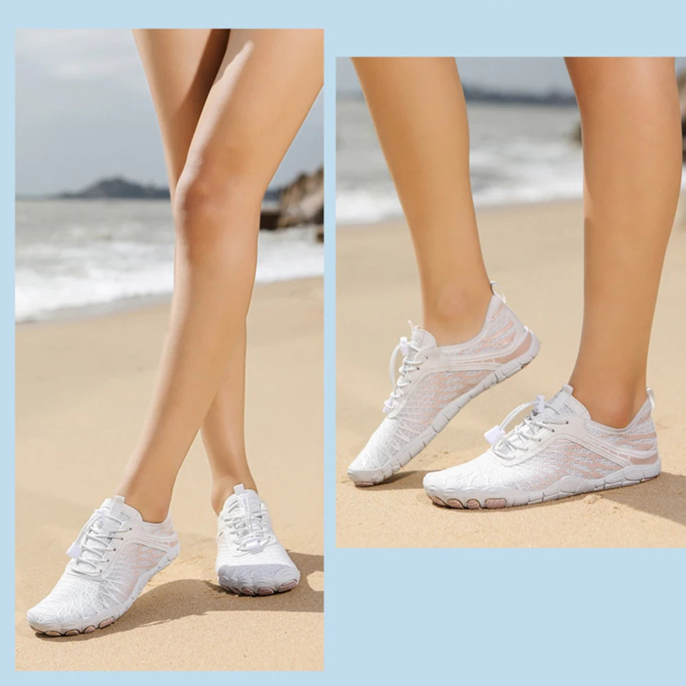 Water Shoes for Women Men Beach Shoes Barefoot Shoes Quick-drying Hiking Upstream Swimming Soft Beach Sneakers Aqua Shoes