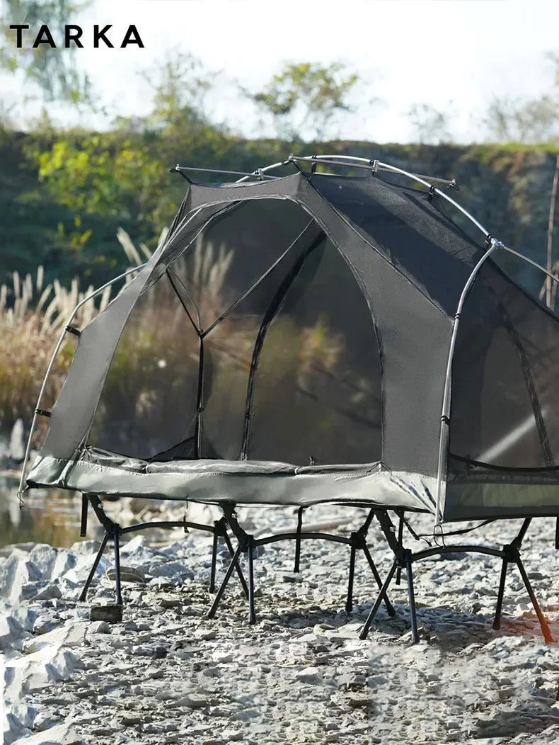 Survival Gear Equipment Ultralight 1 Person Trip Tent Quick Setup 2 Layer Portable Hiking Shelter Must Have Camping Accessories