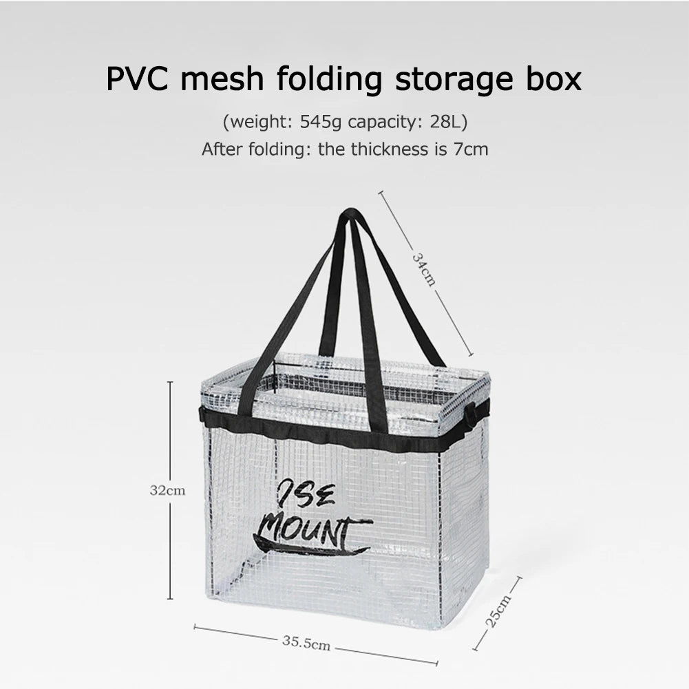 Portable Camping Storage Box Large Capacity Outdoor Camping Storage Box Multi-purpose Camping Organizer Bag Fishing Gear Storage
