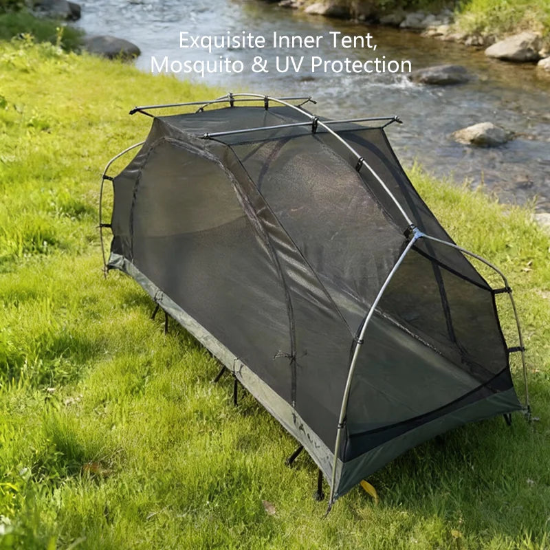 Survival Gear Equipment Ultralight 1 Person Trip Tent Quick Setup 2 Layer Portable Hiking Shelter Must Have Camping Accessories