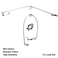 Automatic Fishing Spring Fish Hook Trigger Stainless Steel Bait Catch Fish Automatically Fish Trap Fishing Accessory Tackle FVIP