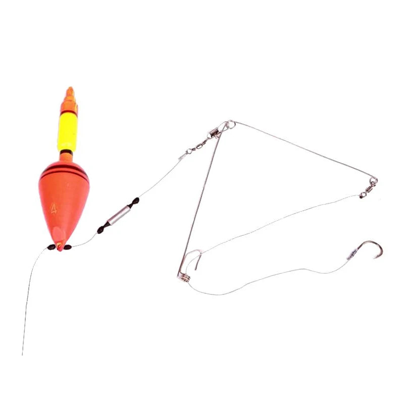 Automatic Fishing Spring Fish Hook Trigger Stainless Steel Bait Catch Fish Automatically Fish Trap Fishing Accessory Tackle FVIP