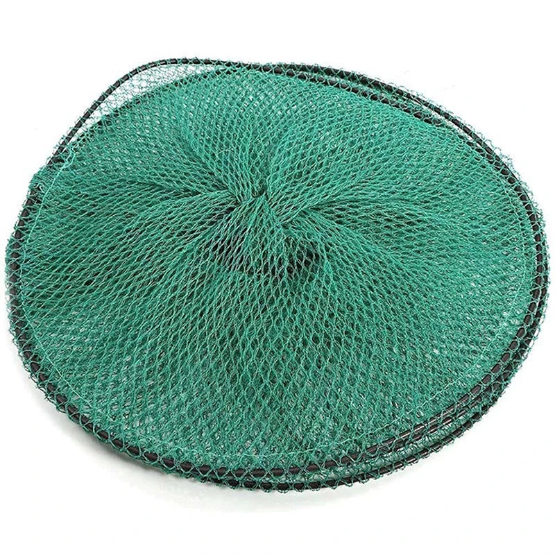 1pcs Folding Telescoping Quick-drying Nylon Mesh Fishing Basket Dip Nets Shrimp Cage Outdoor Fishing Tackle Gear For Fish J5A2