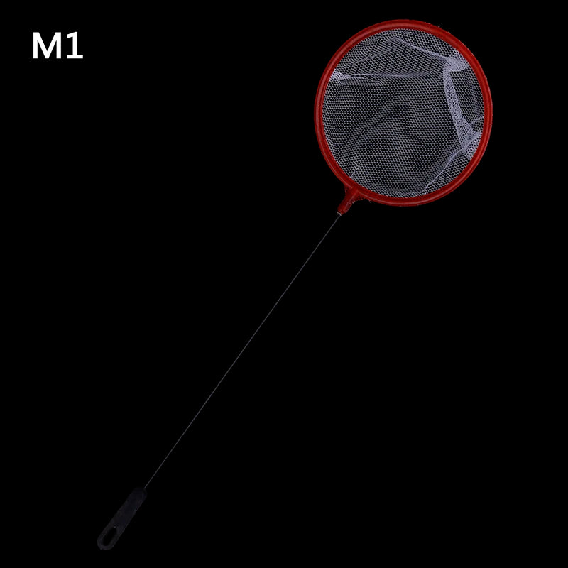 Mini Aquarium Fish Catch Net Handle Tool Fishing Tank Round Fish Accessories