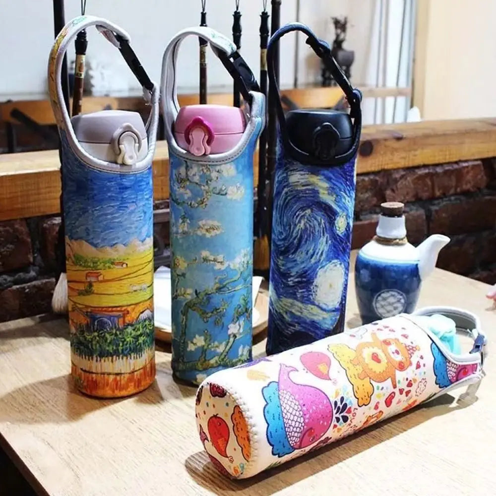 Sport Camping Accessories Portable Water Bottle Cover Multiple Colors Water Bottle Case Vacuum Cup Sleeve Outdoor Sport