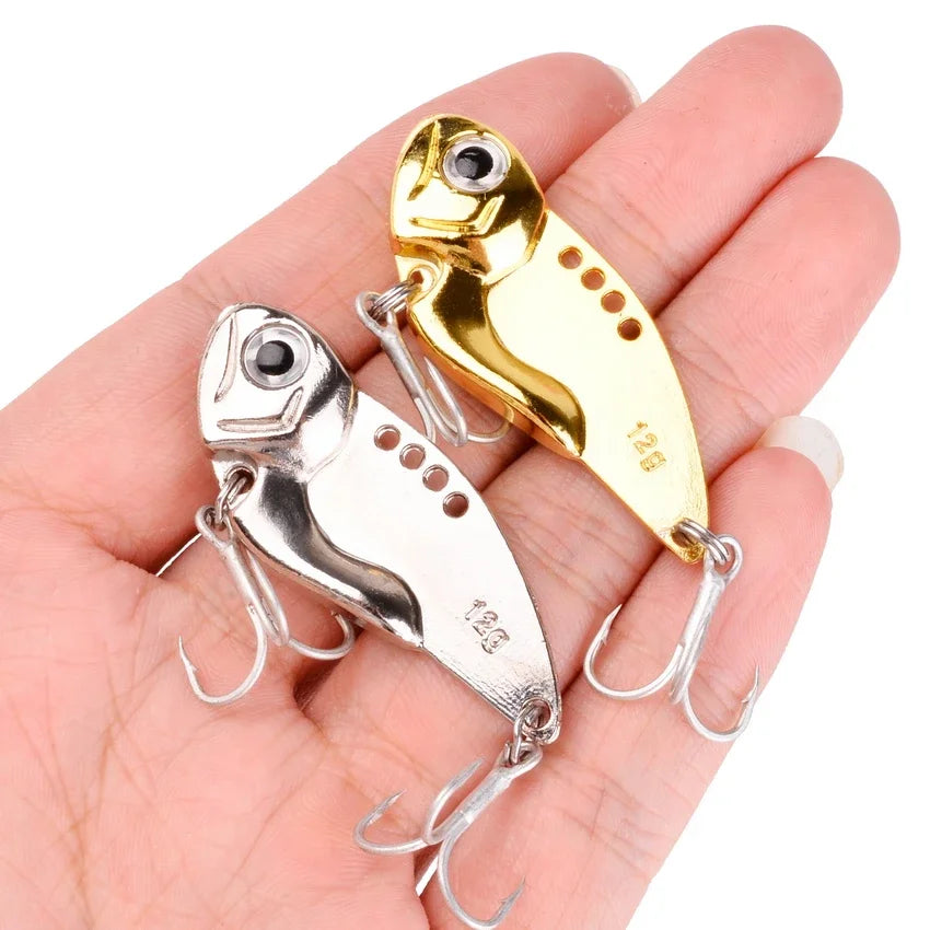1Pcs Metal VIB vibration Bait Spinner Spoon Fishing Lures 5g 7g 10g 12g 14g Jigs Trout Winter Fishing Hard Baits Tackle Pesca