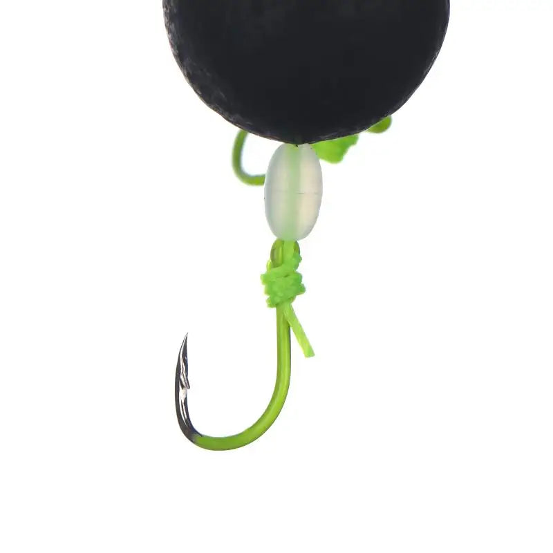 1Pcs Exceptional Bottom Reversed Twin Hook Fishing Bobber Set Perfect for Sea and River Angling