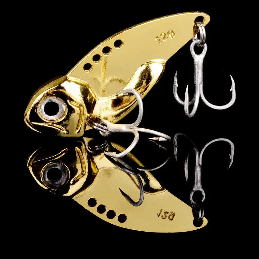 1Pcs Metal VIB vibration Bait Spinner Spoon Fishing Lures 5g 7g 10g 12g 14g Jigs Trout Winter Fishing Hard Baits Tackle Pesca