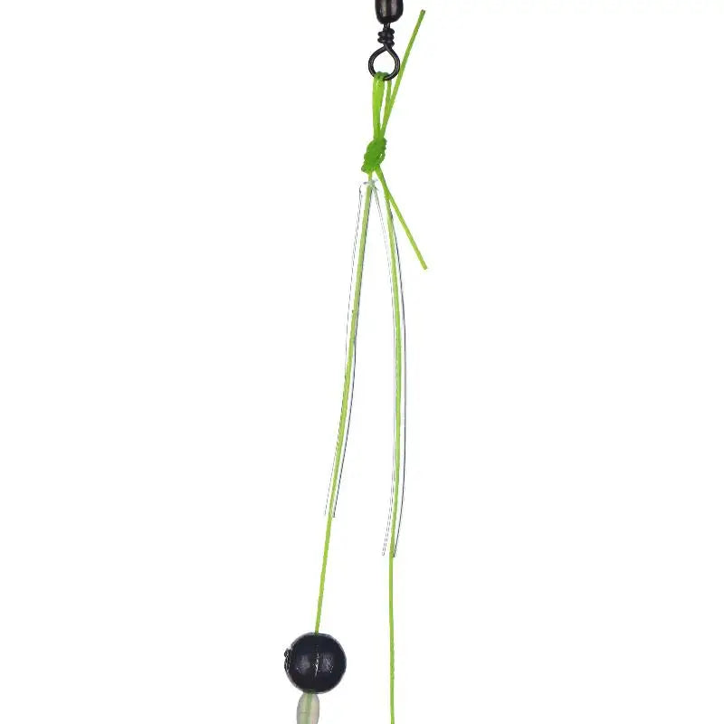 1Pcs Exceptional Bottom Reversed Twin Hook Fishing Bobber Set Perfect for Sea and River Angling