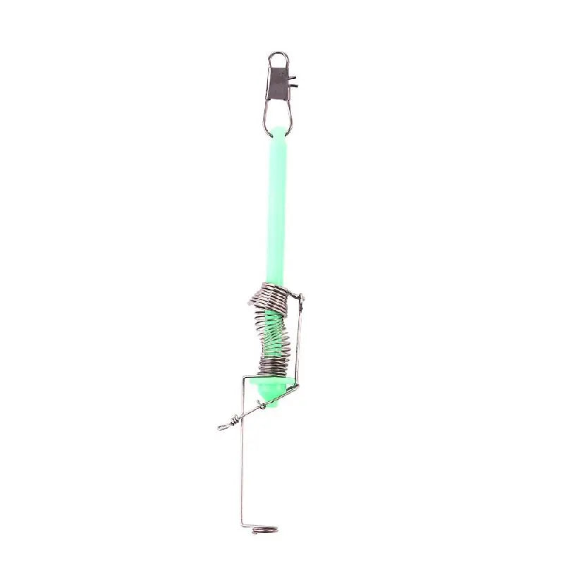 Automatic Fishing Spring Fish Hook Trigger Stainless Steel Bait Catch Fish Automatically Fish Trap Fishing Accessory Tackle FVIP