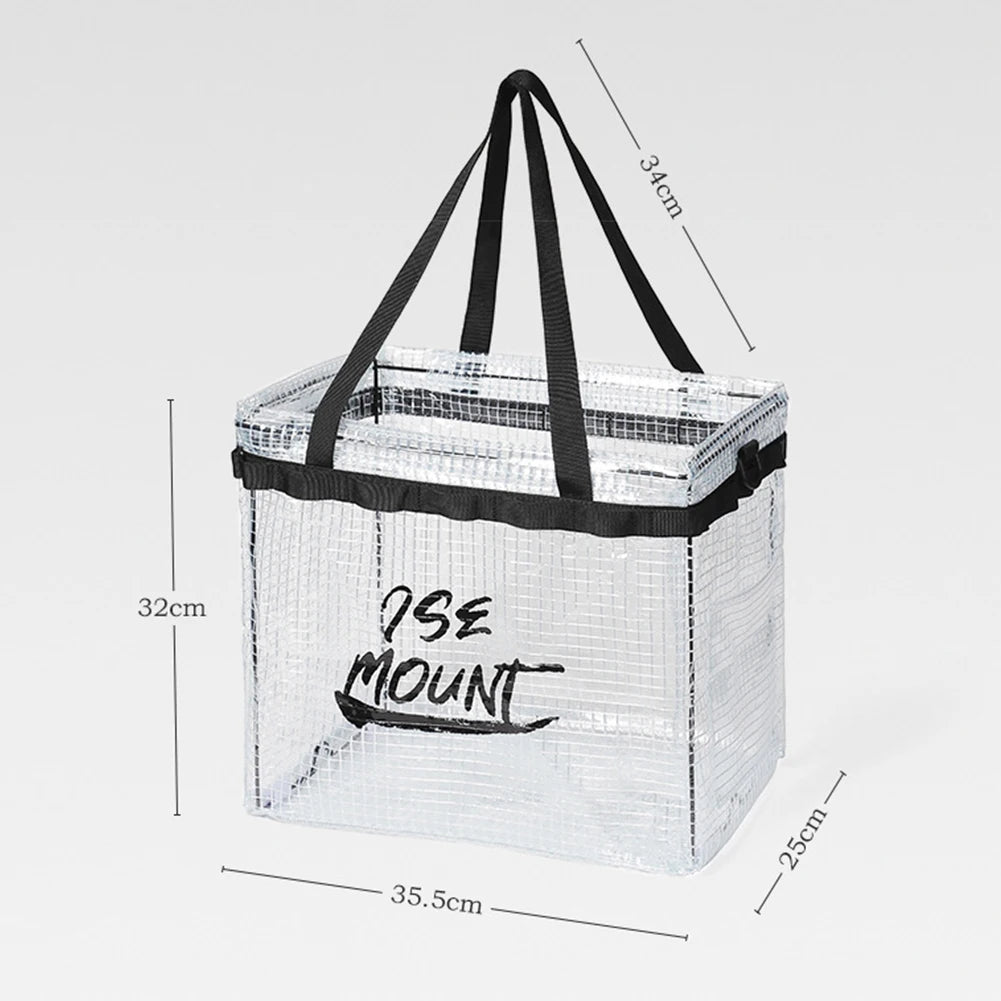 Portable Camping Storage Box Large Capacity Outdoor Camping Storage Box Multi-purpose Camping Organizer Bag Fishing Gear Storage