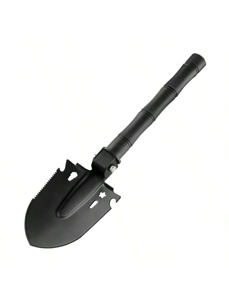 Foldable Portable Truck Mounted Engineer Shovel Camping Tent Outdoor Shovel Self-defense Survival Tool Compass Storage Bag