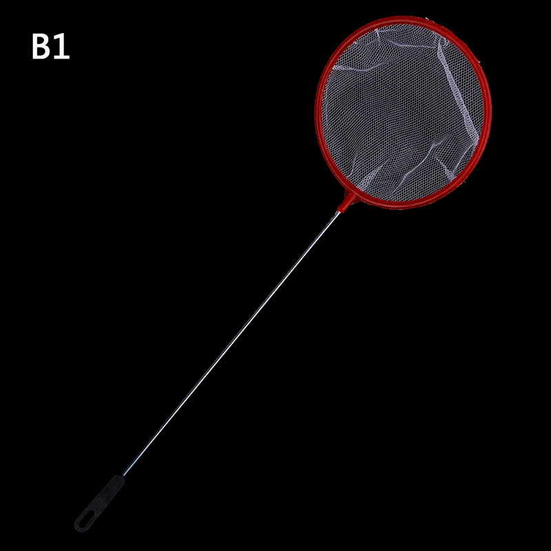 Mini Aquarium Fish Catch Net Handle Tool Fishing Tank Round Fish Accessories