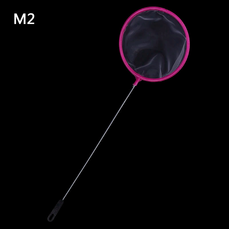 Mini Aquarium Fish Catch Net Handle Tool Fishing Tank Round Fish Accessories