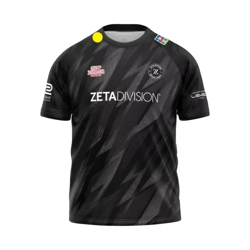 E-Sports Zeta Division Team Jersey Identity Short-Sleeved T-shirt Men Women Tops Quick-Drying Cloths Tees Beachwear Surfing Suit