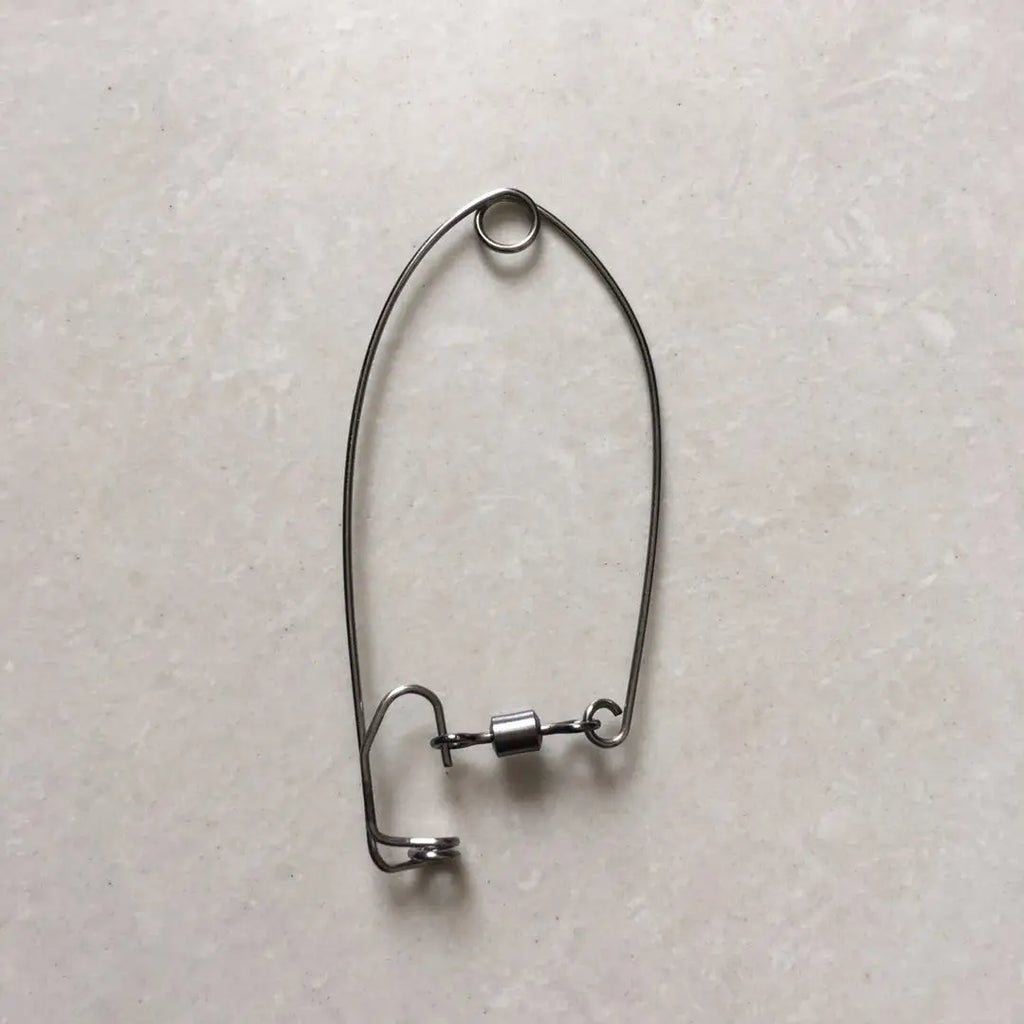Automatic Fishing Spring Fish Hook Trigger Stainless Steel Bait Catch Fish Automatically Fish Trap Fishing Accessory Tackle FVIP