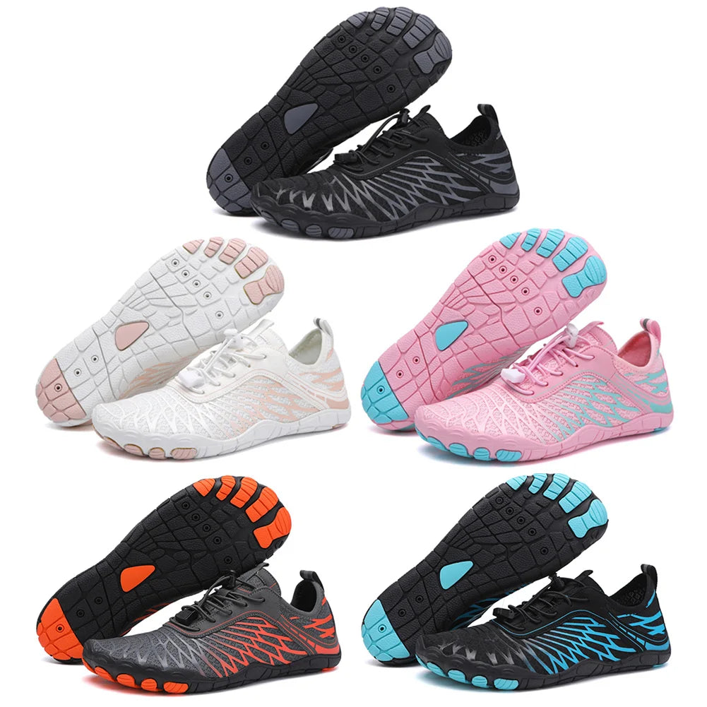 Water Shoes for Women Men Beach Shoes Barefoot Shoes Quick-drying Hiking Upstream Swimming Soft Beach Sneakers Aqua Shoes