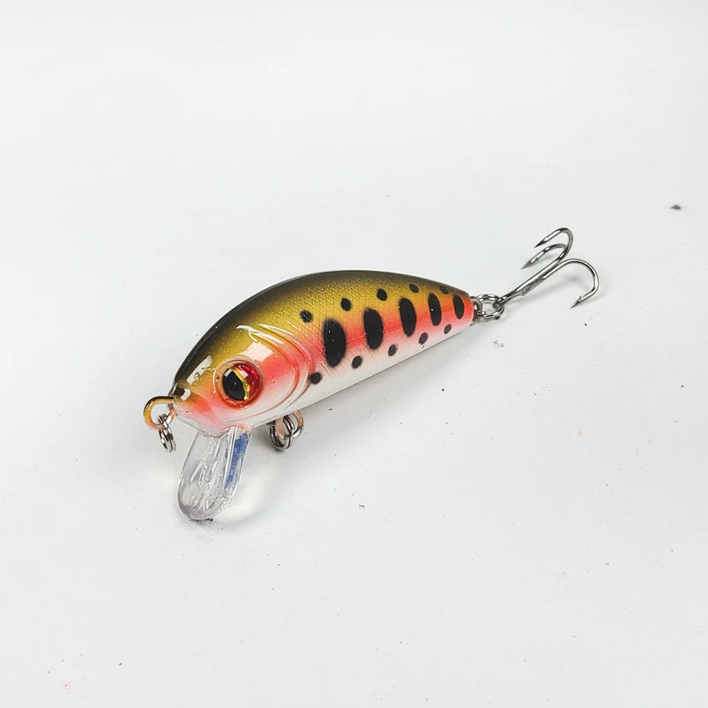 Fishing Lure Spinning 50mm 3.6g 3d Eyes Crankbait Wobbler Artificial Lures For Plastic Hard Bait Fishing Tackle Lure Set